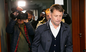 Egidijus Dragūnas atvyko į teismo posedį
