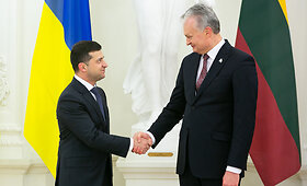 Lietuvos ir Ukrainos prezidentų susitikimas LR Prezidentūroje