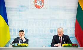 G.Nausėdos ir V.Zelenskio spaudos konferencija