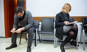 Teisme Ž.Putramento ir K.Kovaitės teisiamasis posėdis