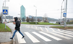 Pėsčiųjų perėjos Vilniaus Edukologijos žiedinėje sankryžoje (2020 m.)