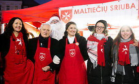 &bdquo;Maltiečių sriubos&ldquo; akcija Vilniaus Katedros aik&scaron;tėje