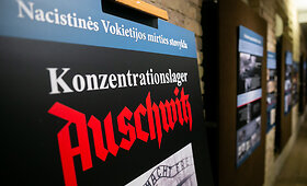 Parodos &bdquo;Nacistinės Vokietijos mirties stovykla. Konzentrationslager Auschwitz&ldquo; pristatymas