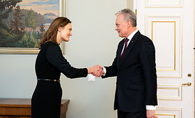 Prezidento G.Nausėdos susitikimas su Viktorija Čmilyte-Nielsen