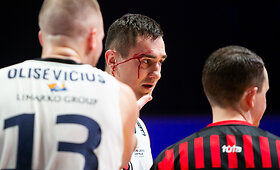KMT pusfinalyje S.Galdiko ir M.Blaževičiaus incidentas