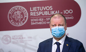 S.Skvernelio ir R.Karbauskio komentarai žiniasklaidai prie&scaron; Seimo posėdį