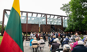 Okupacijos, genocido ir represijų aukų pagerbimas Naujosios Vilnios geležinkelio stoties memoriale