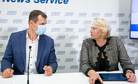 Lietuvos socialdemokratų partijos prie&scaron;rinkiminė spaudos konferencija