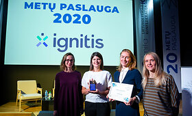 Apdovanojimai &bdquo;Metų paslauga 2020&ldquo;