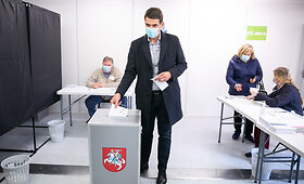 Remigijus Žemaitaitis balsavo LR Seimo rinkimuose