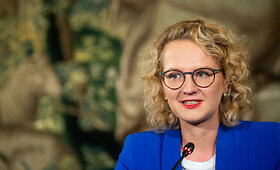 Laisvės partijos spaudos konferencija po pirmo Seimo rinkimų turo