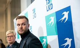 TS-LKD spaudos konferencija belaukiant LR Seimo rinkimų rezultatų