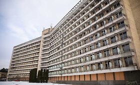 Apleistas sanatorijos &bdquo;Nemunas&ldquo; pastatas Druskininkuose