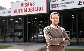 Autodetalių parduotuvė Visagine