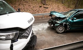 Krovininio ir lengvojo automobilių avarija &Scaron;ilo gatveje