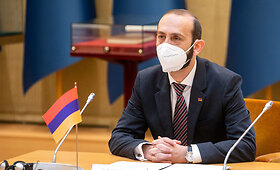 Seime susitikimas su Armėnijos parlamento pirmininku