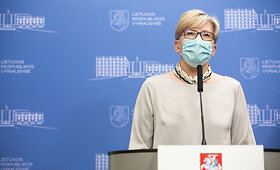 Vyriausybės spaudos konferencija apie įvykį su Baltarusijoje nutupdytu lėktuvu