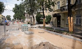 Gatvės ir dviračių tako įrengimo darbai Algirdo gatvėje