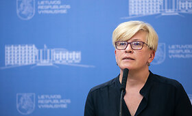Premjerės Ingridos &Scaron;imonytės spaudos konferencija po Vyriausybės posėdžio