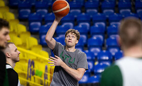 Lietuvos rinktinės treniruotė prie&scaron; dvikovą su Čekijos rinktine