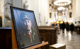 Atsisveikinimas su partizanu Juozu Jakavoniu-Tigru