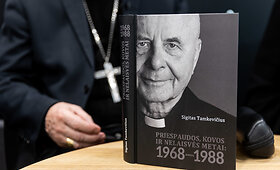 Kardinolo Sigito Tamkevičiaus knygos &bdquo;Priespaudos kovos ir nelaisvės metai&ldquo; pristatymas