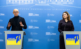 Spaudos konferencija dėl Lietuvos Vyriausybės ir visuomenininkų veiksmų Rusijai užpuolus Ukrainą