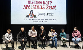 Dokumentinio filmo herojų konferencija apie i&scaron;&scaron;ūkius atvykstant į Lietuvą