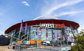Kelno &bdquo;Lanxess&ldquo; arena, kurioje kausis Lietuvos rinktinė