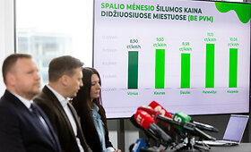 Spaudos konferencija apie &scaron;ildymo sezono pradžią Vilniuje