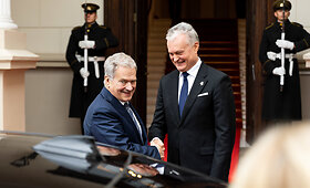 Suomijos prezidento Sauli Niinisto sutikimas prezidentūroje