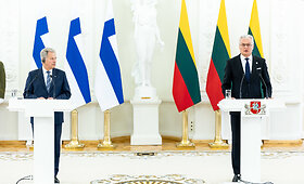 Bendra Lietuvos ir Suomijos prezidentų spaudos konferencija