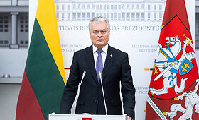 Prezidento spaudos konferencija po Liublino trikampio vir&scaron;ūnių susitikimo