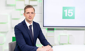 15min studijoje &ndash; naujasis Vilniaus rajono meras Robertas Duchnevičius