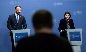 Spaudos konferencija dėl laikinojo solidarumo įna&scaron;o projekto