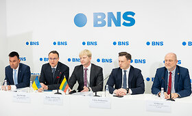 Bendrovės &bdquo;Vilniaus vie&scaron;asis transportas&ldquo; spaudos konferencija naujų troleibusų pristatymui