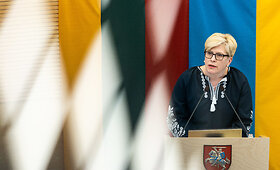 Premjerė I.&Scaron;imonytė Seimui pristato Vyriausybės veiklos ataskaitą