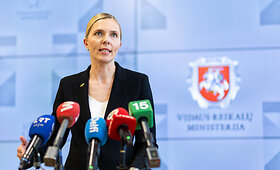 A.Bilotaitės spaudos konferencija dėl migrantų sulaikymo politikos, kuri prie&scaron;tarauja LR Konstitucijai