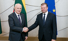 Saulius Skvernelis susitiko su &bdquo;Orlen&ldquo; generaliniu direktoriumi Voicechu Jasinskiu