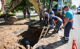 Vilniaus Kalvarijų gatvėje &ndash; vandentiekio avarija