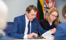 Energetikos ministras Žygimantas Vaičiūnas Seimo antikorupcijos komisijos posėdyje