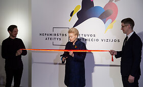 Parodos &bdquo;Nepamir&scaron;tos ateitys: Lietuvos &scaron;imtmečio vizijos&ldquo; atidarymas