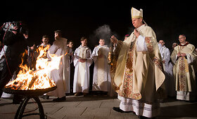 Velyknakčio liturgijos pamaldos Vilniaus arkikatedroje bazilikoje