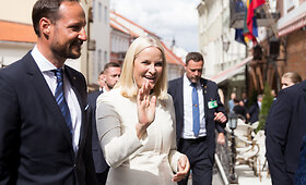 Lietuvoje lankosi Norvegijos sosto įpėdinis kronprincas Haakonas ir kronprincesė Mette-Marit