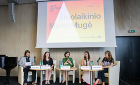 Meno mugės &bdquo;ArtVilnius'18&ldquo; laureatų paskelbimo spaudos konferencija