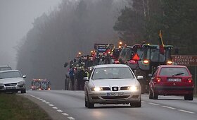 Ūkininkų protestas &Scaron;ilutėje
