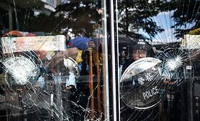 Protestas Honkonge minint perdavimo Kinijai metines