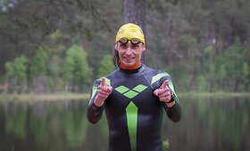 Vaidotas Gumbis ruo&scaron;iasi perplaukti visus įmanomus perplaukti Kai&scaron;iadorių rajono ežerus