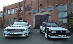 Istorinė Lietuvos policijos &bdquo;Volkswagen Jetta&ldquo;