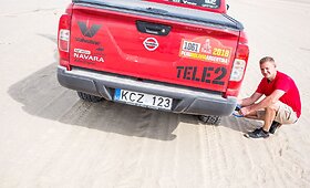 Projekto &bdquo;iGo2Dakar&ldquo; Dakaro smėlynuose naudojama &bdquo;Nissan Navara&ldquo;